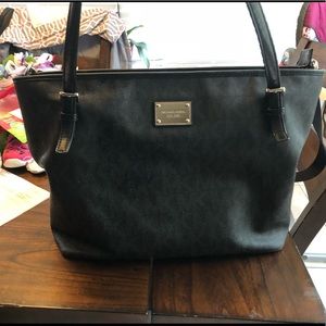 Michael Kors leather diaper bag